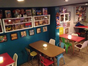 Lovely, colourful decoration s of the Cafe photo credit: Susanna Flore