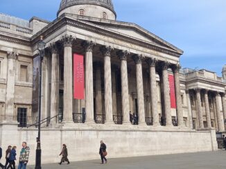 Only four female artists in a gallery full of paintings of women