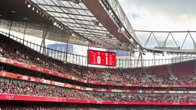 Emirates Stadium WSL game.